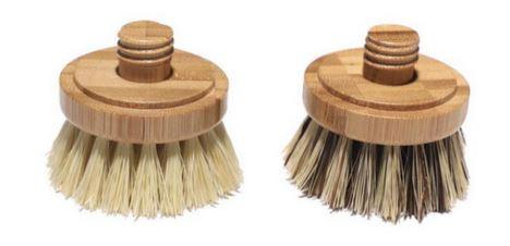 Bamboo Hand Cleaning Brush Replacement Head - Elimin8 Plastic Australia | Eco Friendly Cleaning Products