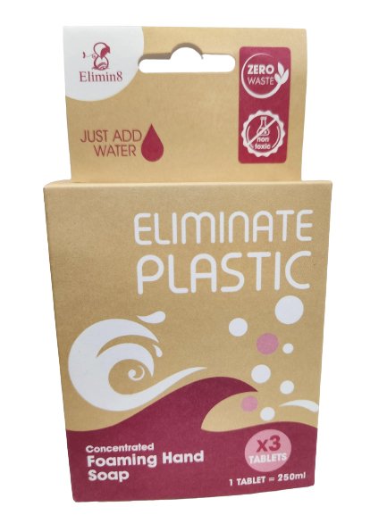 Hand Soap Refill Three Tablet Pack - Elimin8 Plastic Australia | Eco Friendly Cleaning Products