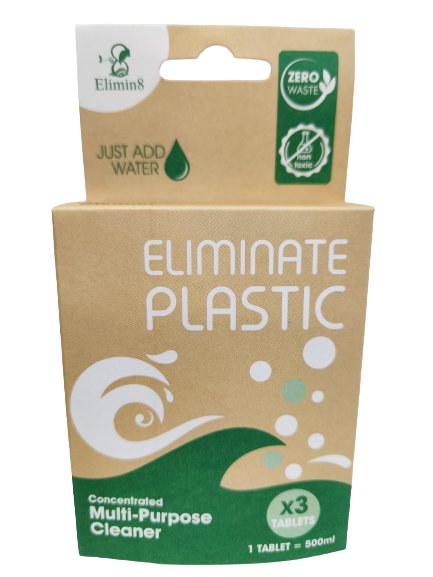 Multi Purpose Cleaner Refill Three Tablets Pack - Elimin8 Plastic Australia | Eco Friendly Cleaning Products