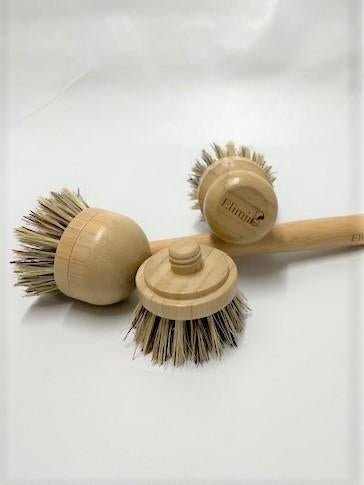 Bamboo Cleaning Brush Set - Elimin8 Plastic Australia | Eco Friendly Cleaning Products