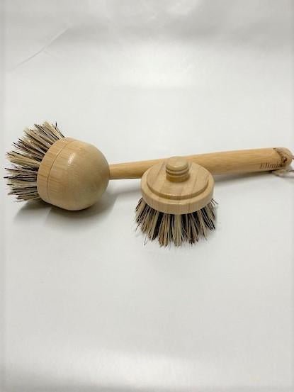 Bamboo Long Handle Cleaning Brush - Elimin8 Plastic Australia | Eco Friendly Cleaning Products