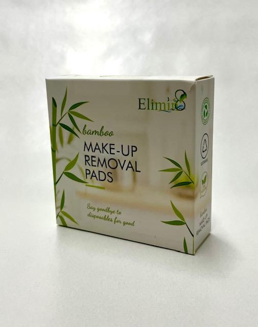 Reusable Bamboo Makeup Removal Pads - Elimin8 Plastic Australia | Eco Friendly Cleaning Products